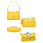 Chrome Hearts Yellow Silver-Toned Handle Bag - Image 7