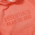 Fear of God Essentials Hoodie 'Coral' - Image 2