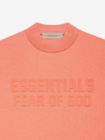 Fear of God Essentials T-shirt 'Coral' - Image 3