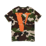 Vlone Friends Camo T- Shirt - Image 2