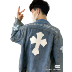 Chrome Hearts Vintage Denim Cross Jackets - Image 11