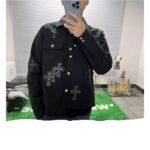 Chrome Hearts work dog Black Cross Patch jacket - Image 10