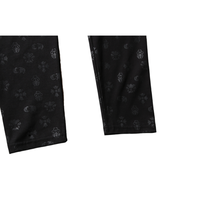 Chrome Heart Print Black Legging - Image 5