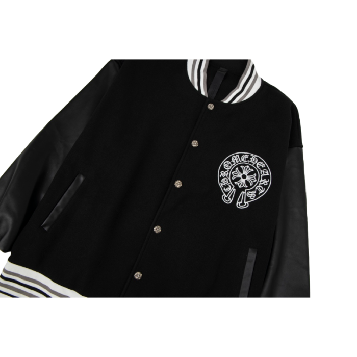 Chrome Hearts Embroidered Logo Patchwork Jacket - Image 7