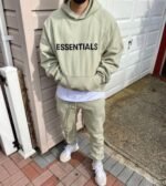Fear of God Essential Tracksuit 'Laurel Green' - Image 2