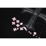 Chrome Hearts Black Leather Patch Sweatshirt - Image 3