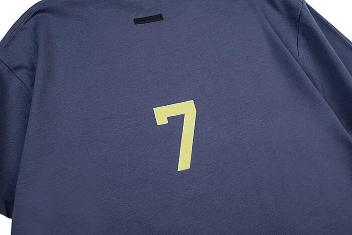 Fear of God Essentials 7 T-Shirt 'Oxford Blue' - Image 2