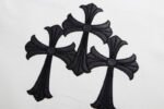 Chrome Hearts leather Gothic Cross T-Shirt - Image 13