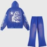 Hellstar Studios Records Yoga Tracksuit Blue - Image 2