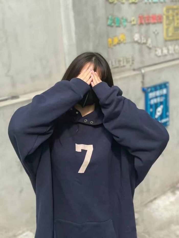 Fear of God 7 Hoodie 'Oxford Blue' - Image 2