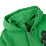 Chrome Hearts Diamond Cross Zip-Up Hoodie - Image 5