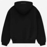 Fear of God Essentials Kids Hoodie 'Jet Black' - Image 2