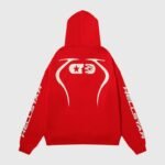 Hellstar Sport Pullover Hoodie Red - Image 2