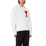 logo-intarsia knit hoodie - Image 3