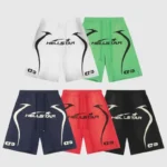 Hellstar Warm Up Shorts 'Green' - Image 3