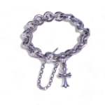 Chrome Hearts Font Hoop Bracelet