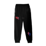 Chrome Hearts Multicolor Cross Patch Sweatpants