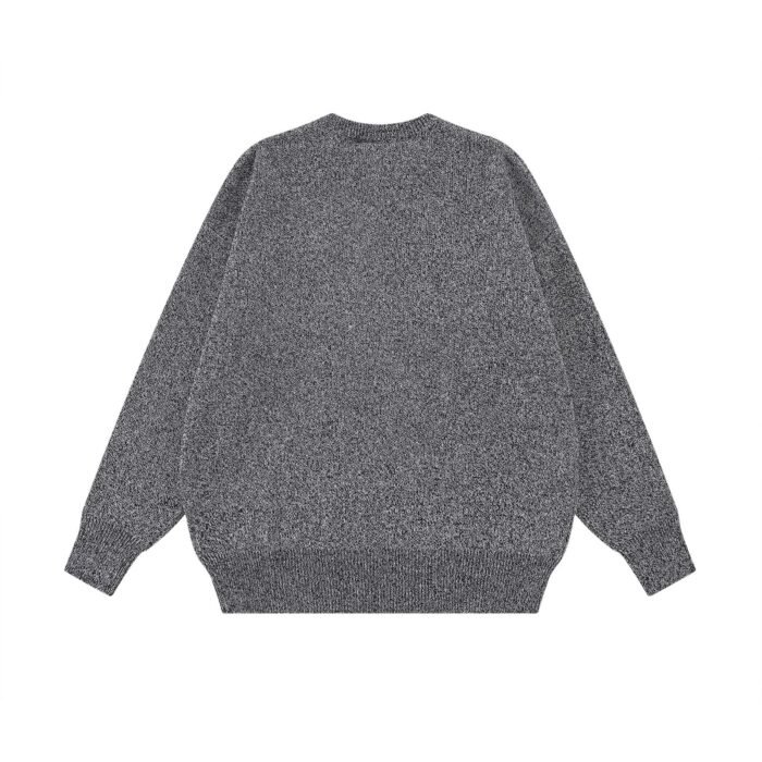 Fear of God Essentials Knit Sweater 'Grey Melange' - Image 2