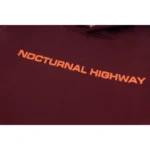 Sp5der Nocturnal Highway Hoodie 'Maroon' - Image 7