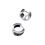 Chrome Hearts PLUS X Cross V Band Ring Earrings