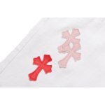 Chrome Hearts Pink Tricolor Patch Denim Jeans - Image 4