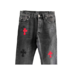 Chrome Hearts Multicolour Levi’s Cross Patches Jeans - Image 6
