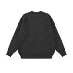 Fear of God Essentials Knit Sweater 'Dark Black Melange' - Image 3