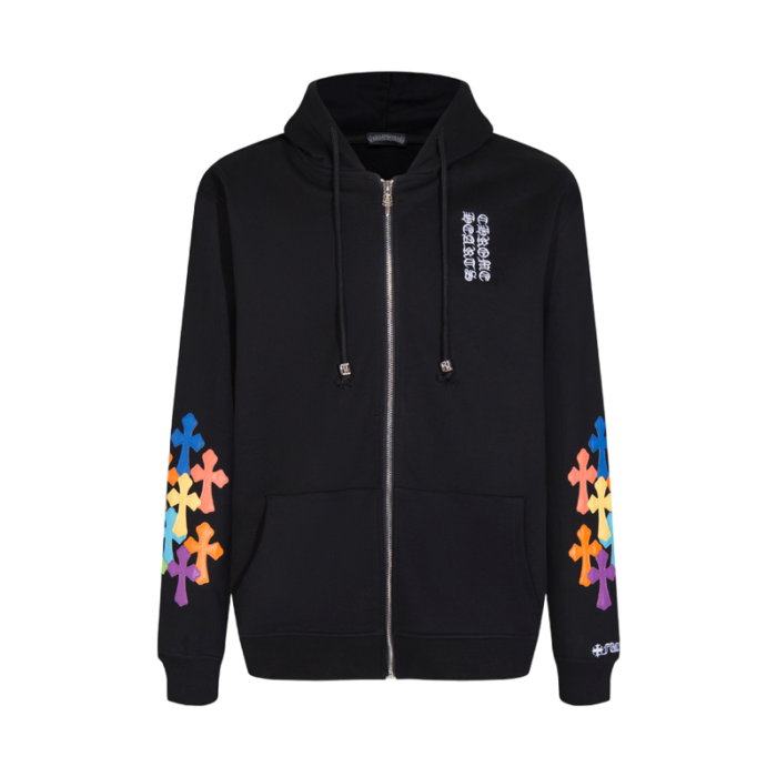Chrome Heart Multi Color Cross Hoodie - Image 2