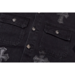 Chrome Hearts work dog Black Cross Patch jacket - Image 6