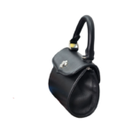 Chrome Hearts Fleur De Lis Black Mini Handle Bag - Image 3