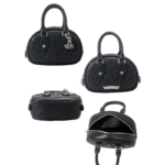 Chrome Hearts Leather Cross Patch Bowling Bag - Image 6