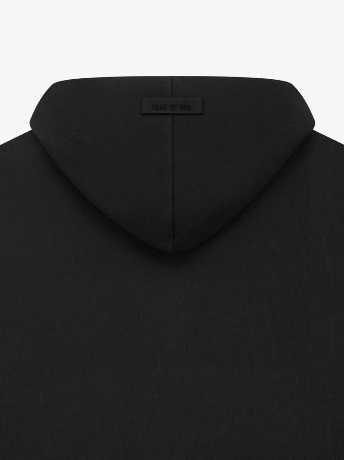 Fear of God Essentials Hoodie 'Jet Black' - Image 3