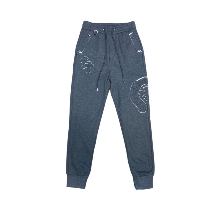 Chrome Hearts Horseshoe Patch Sweatpants - Image 2