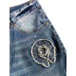 Chrome Hearts Logo Denim Jeans - Image 4