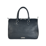 Chrome Hearts Large Cross Black Leather Boston Bag - Image 2