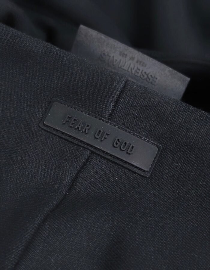 Fear of God Essentials Hoodie 'Jet Black' - Image 8