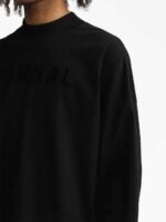 Fear Of God Fleece Crewneck 'Black' - Image 3
