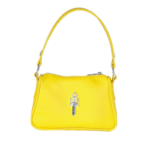 Chrome Hearts Yellow Silver-Toned Handle Bag