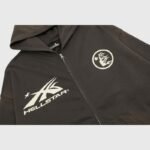 Hellstar Sports Zip-Up Hoodie Grey - Image 4