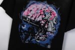 Hellstar Studios Brain Helmet T-Shirt Black - Image 3
