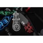 Chrome Hearts Stencil Multicolor Hoodie - Image 7