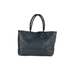 Chrome Hearts Black Leather Cemetery Tote Bag - Image 5