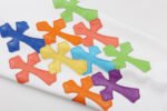 Chrome Heart Multi Color Cross Hoodie - Image 11
