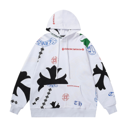 Chrome Hearts Stencil Multicolor Hoodie
