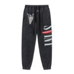 VLONE X Saint M××× Black Sweatpants