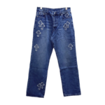 Chrome Hearts Zipper Jeans