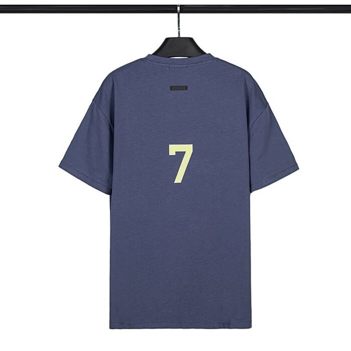 Fear of God Essentials 7 T-Shirt 'Oxford Blue' - Image 3
