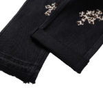 Chrome Hearts Leopard Cross Patches Jeans - Image 6