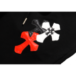 Chrome Hearts Leather Cross Patch Sweatpants - Image 4