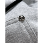 Chrome Hearts Gray Leather Cross Patch Pocket Shorts - Image 6